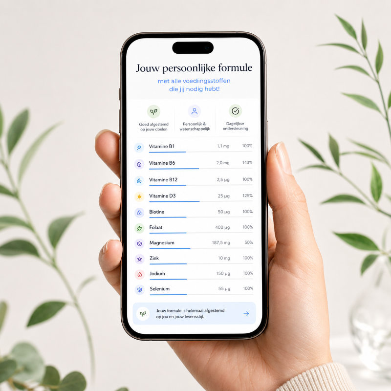 Bioniq voedingsstoffen app